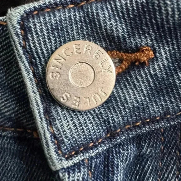 Sincerely Jules Distressed High-Rise Mom Jeans Size 11/30 NWT - Picture 9 of 12